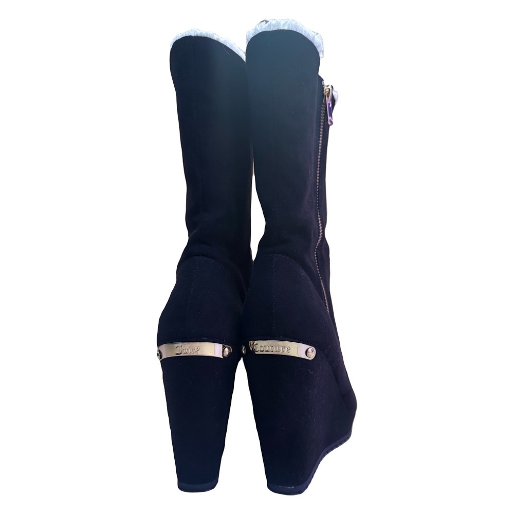 Y2K Juicy Couture Black Heeled Boots